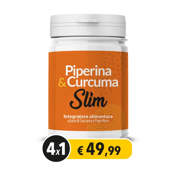 Piperina e Curcuma Slim